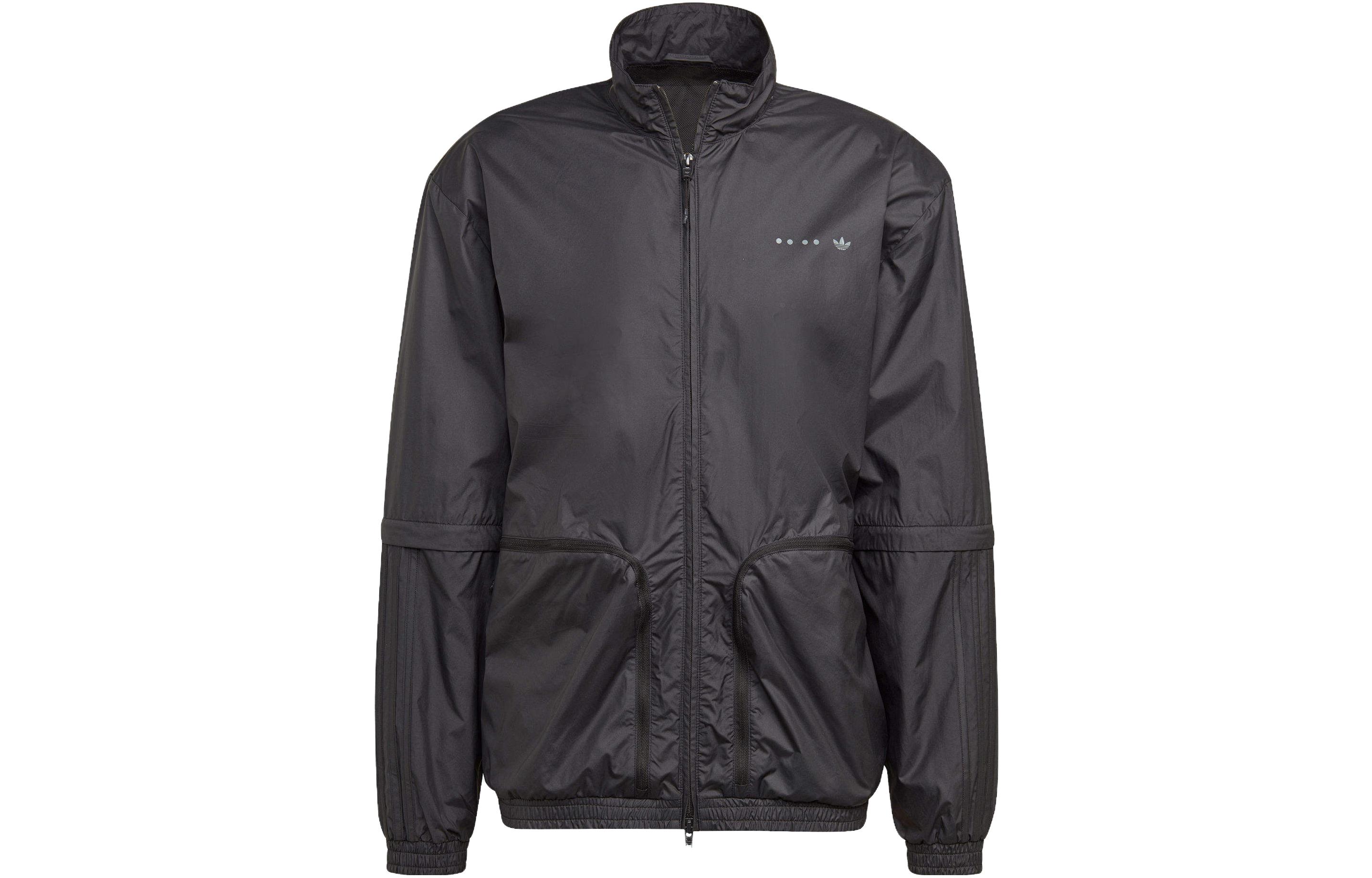 adidas RECLAIM UTILITY Detachable Sleeve Loose Fit Jacket Black HK2752