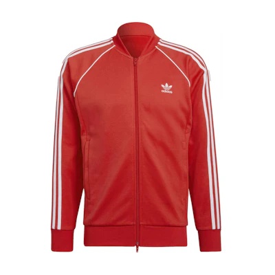 adidas Red 3-Stripes Track Jacket HF2124