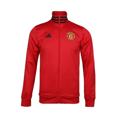 adidas Red Breathable Knit Training Running Casual Jacket Cw7668