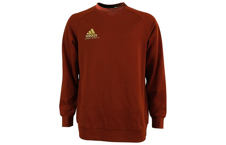 adidas Red Crewneck Pullover Sweatshirt Unisex Casual Wear ADICSTL06-RG