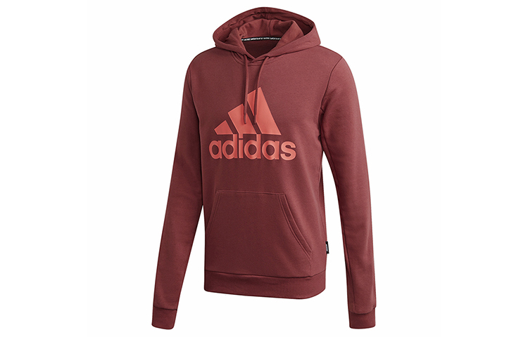 adidas Red Hoodie with Large Letter Design FT8414