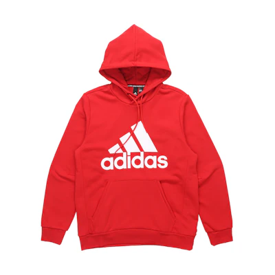 adidas Red Logo Graphic Pullover Hoodie FR7106
