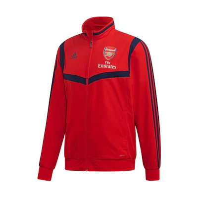 adidas Red Retro Logo Track Jacket Waterproof Quick-Dry Sportswear EH5729