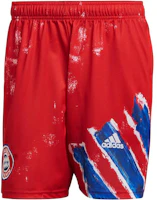 adidas Red Soccer Shorts with Letter Logo Design GJ9093 adidas Red Soccer Shorts with Letter Logo Design GJ9093