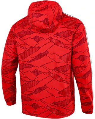 adidas Red Windproof Quick-Dry Football Training Hooded Jacket GR0683 Lookbook adidas Red Windproof Quick-Dry Football Training Hooded Jacket GR0683