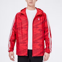 Purchase adidas 紅色防風速乾足球訓練連帽外套 GR0683