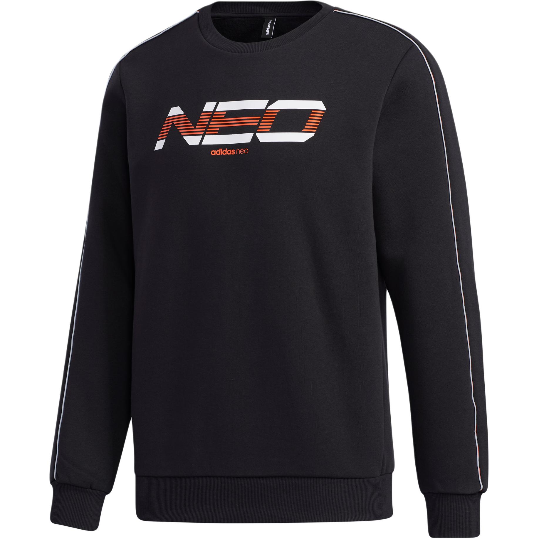 adidas Reflective Logo Crewneck Sweatshirt Black GM2289