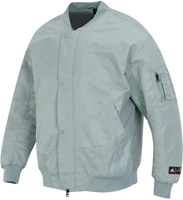 adidas Jaket Bomber Unisex Silver-Grey Green Fleece Reflective Terbaru IK7679 Buy adidas Jaket Bomber Unisex Silver-Grey Green Fleece Reflective Terbaru IK7679