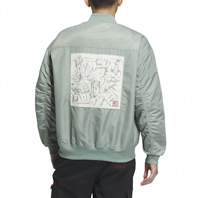 adidas Jaket Bomber Unisex Silver-Grey Green Fleece Reflective Terbaru IK7679 Purchase adidas Jaket Bomber Unisex Silver-Grey Green Fleece Reflective Terbaru IK7679