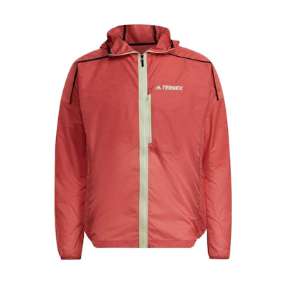 adidas Reflective Windproof Logo Hooded Multi-Pocket Jacket Amber - H11744