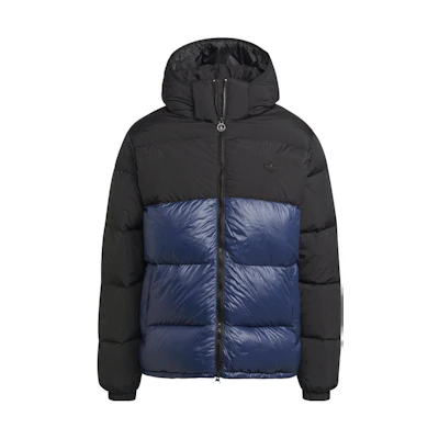 adidas Regen Colorblock Zip Hoodie Jacket Blue Black HL9184