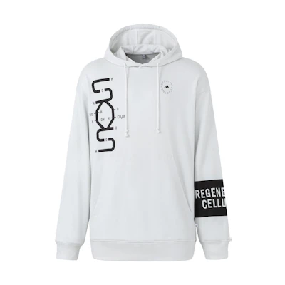 adidas Regenerated Cellulose Hoodie White Unisex Letter Print Pullover HS4248