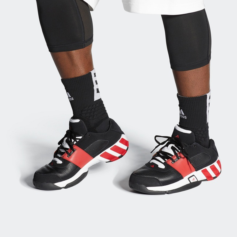 Sizing adidas Regulate Schuhe Schwarz/Rot/Grau FZ2124