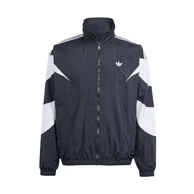 adidas REKIVE Logo Retro Colorblock Track Jacket Black Long Sleeve IL2465