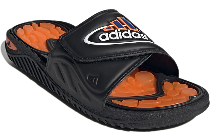Lookbook adidas Reptossage Sandalia 'Negro Naranja Solar Team' GX0877