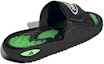 Shop adidas Reptossage Slides Sandal Sukan Unisex Hitam Hijau Mesra & Tahan Lasak GX3375