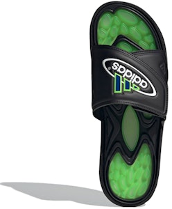 阿迪达斯Reptossage黑绿色男女通用舒适耐磨平底运动拖鞋 GX3375 Purchase 阿迪达斯Reptossage黑绿色男女通用舒适耐磨平底运动拖鞋 GX3375