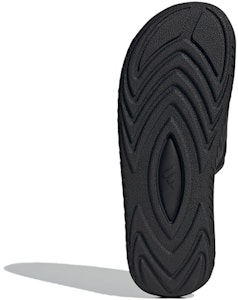 阿迪达斯Reptossage黑绿色男女通用舒适耐磨平底运动拖鞋 GX3375 Details for 阿迪达斯Reptossage黑绿色男女通用舒适耐磨平底运动拖鞋 GX3375