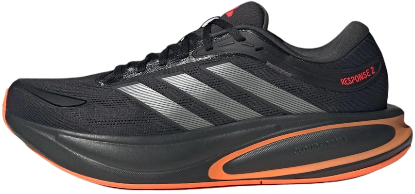 adidas Response 2.0 Sepatu Lari Hitam Perak Nyaman Bernapas dengan Bantalan Dukungan KJ1755 Buy adidas Response 2.0 Sepatu Lari Hitam Perak Nyaman Bernapas dengan Bantalan Dukungan KJ1755