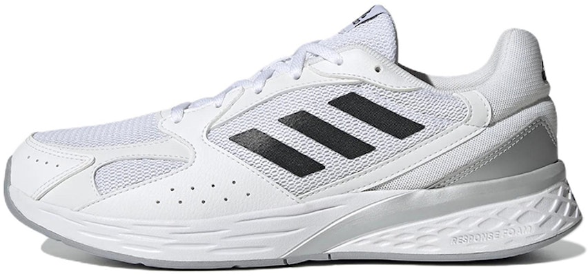 adidas Response 耐磨減震輕便 低筒 跑步鞋 男款 白黑 Buy adidas Response 耐磨減震輕便 低筒 跑步鞋 男款 白黑