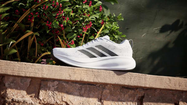 Order adidas Response Pace Kasut Lari Putih/Hitam/Gelap Kelabu Tiga KJ1773