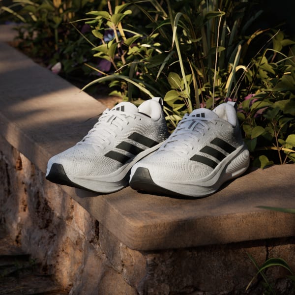 Purchase adidas Response Pace Kasut Lari Putih/Hitam/Gelap Kelabu Tiga KJ1773