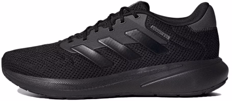 adidas Response Runner Black Non Slip Durable Low Top Running