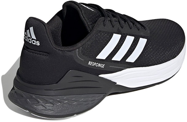 adidas Response SR 減震防滑 低筒運動跑步鞋 黑白 Shop adidas Response SR 減震防滑 低筒運動跑步鞋 黑白