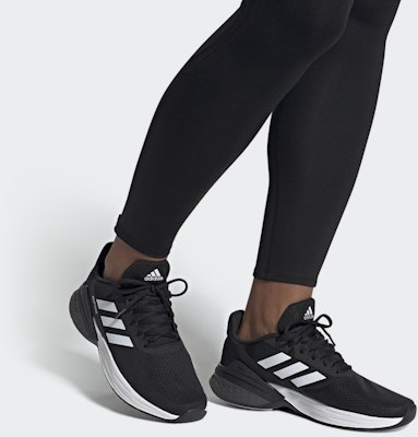 adidas Response SR 減震防滑 低筒運動跑步鞋 黑白 Sizing adidas Response SR 減震防滑 低筒運動跑步鞋 黑白