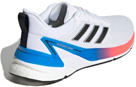adidas Response Super 2.0 輕便 低筒 跑步鞋 男款 白藍粉 Shop adidas Response Super 2.0 輕便 低筒 跑步鞋 男款 白藍粉