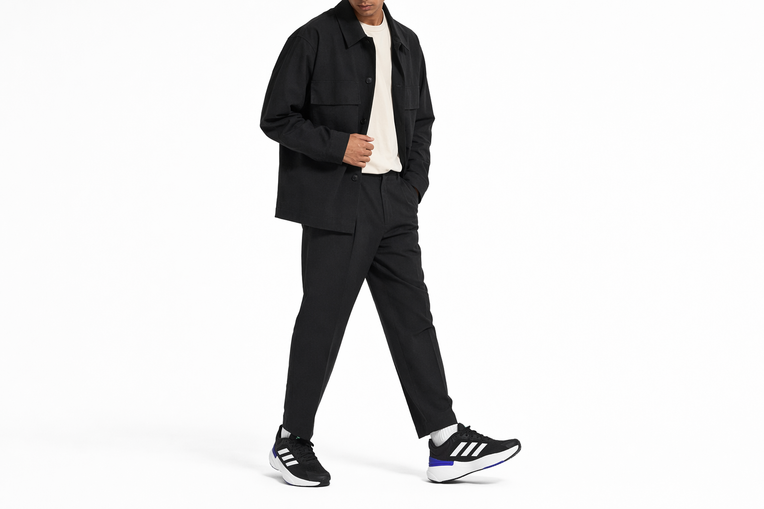 Order adidas Responsesuper 3.0 跑步鞋 男款 黑白紫 --> adidas Responsesuper 3.0 跑步鞋 男性款 黑白紫