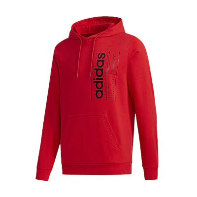 adidas Retro Casual Pullover Sweatshirt - Red FQ7993