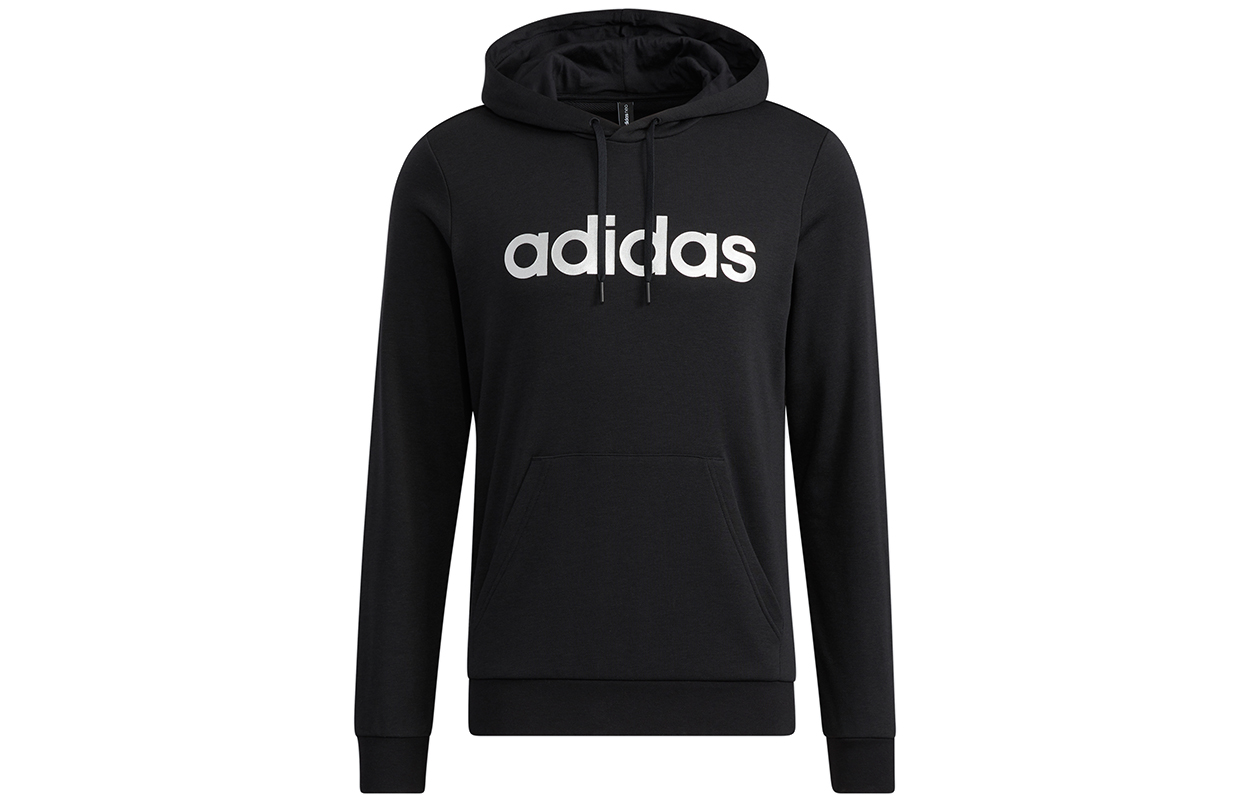 adidas Retro CE Logo Graphic Hoodie Pullover Black H14187