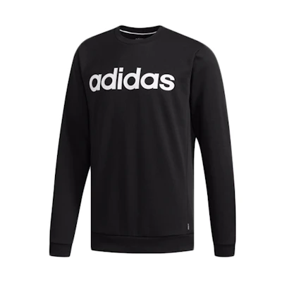 adidas Retro College Style Pullover Sweatshirt Black DM4278