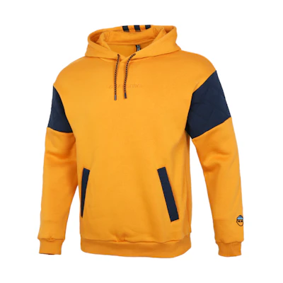 adidas Retro Color-Block Pullover Hoodie - Orange H45205