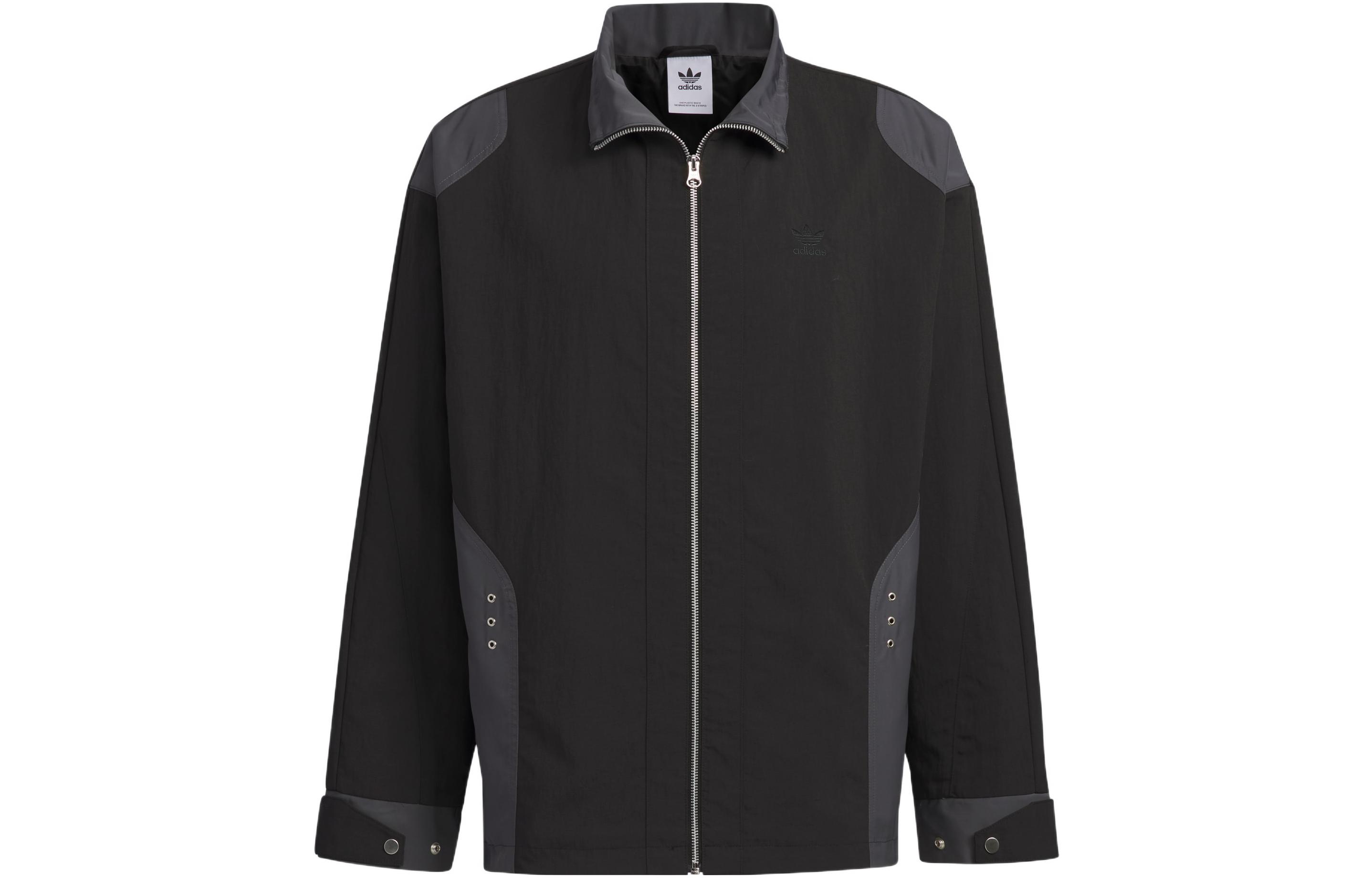 adidas Retro Colorblock Full-Zip Track Jacket Black IK3709