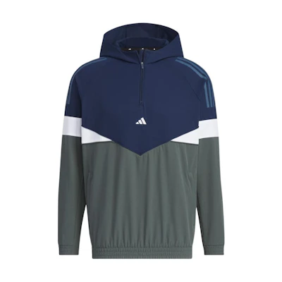 adidas Retro Colorblock Hoodie Blue Green - Comfy and Casual Fit IM7223