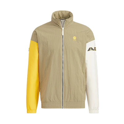 adidas Retro Colorblock Hoodie Jacket - Green HD4640