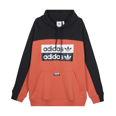 adidas Retro Colorblock Pullover Sweatshirt Orange FM2277