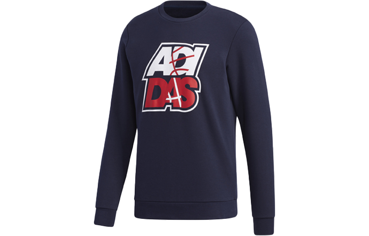 adidas Retro Crewneck Sweatshirt Navy Blue GP5887