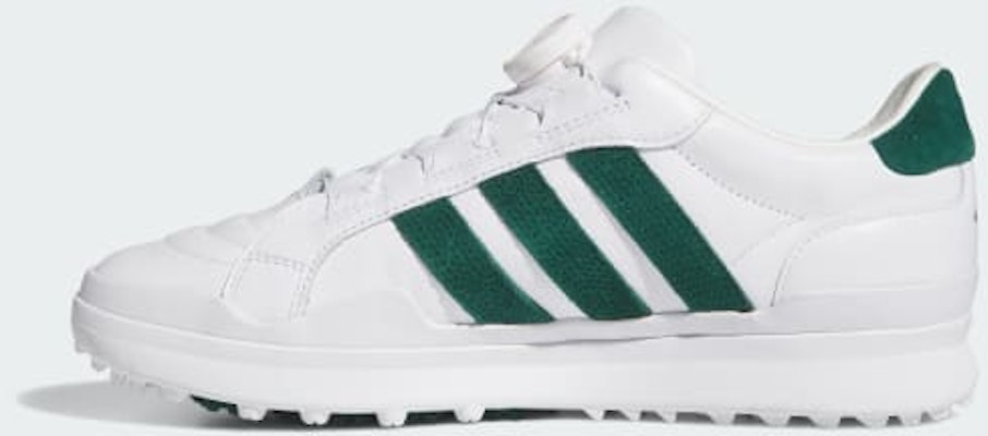 Adidas Retro Cross Gripmore Boa Spikeless Golf Putih/Hijau/Emas Lelaki HP3716 Details for Adidas Retro Cross Gripmore Boa Spikeless Golf Putih/Hijau/Emas Lelaki HP3716