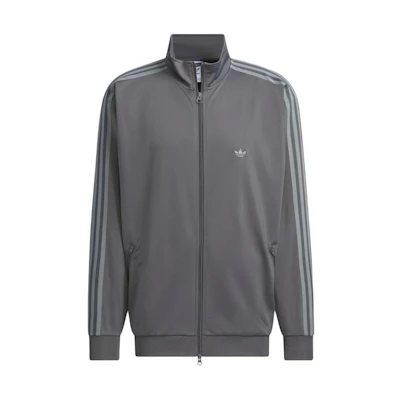 adidas Retro Double-Zip Track Jacket Unisex Long Sleeve - Dark Gray IX6434