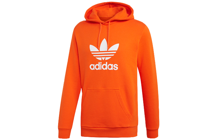 adidas Retro Drawstring Hoodie Orange ED6078