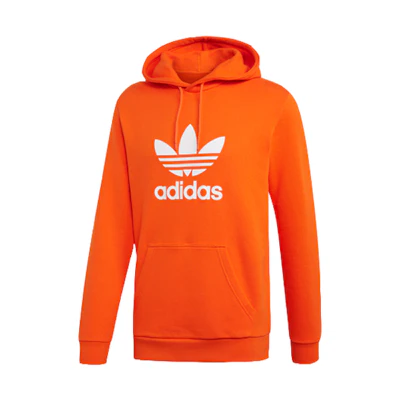 adidas Retro Drawstring Hoodie Orange ED6078
