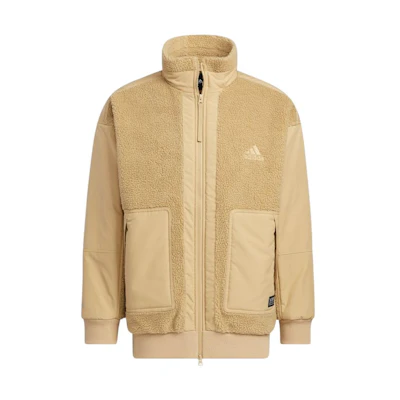 adidas Retro Full-Zip Logo Track Jacket - Khaki HP1391