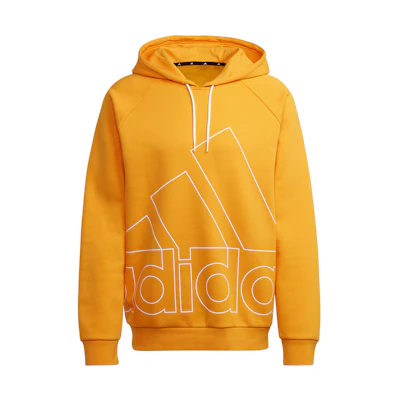 adidas Retro Gold Pullover Sweatshirt with Hollow Logo Print HB5090