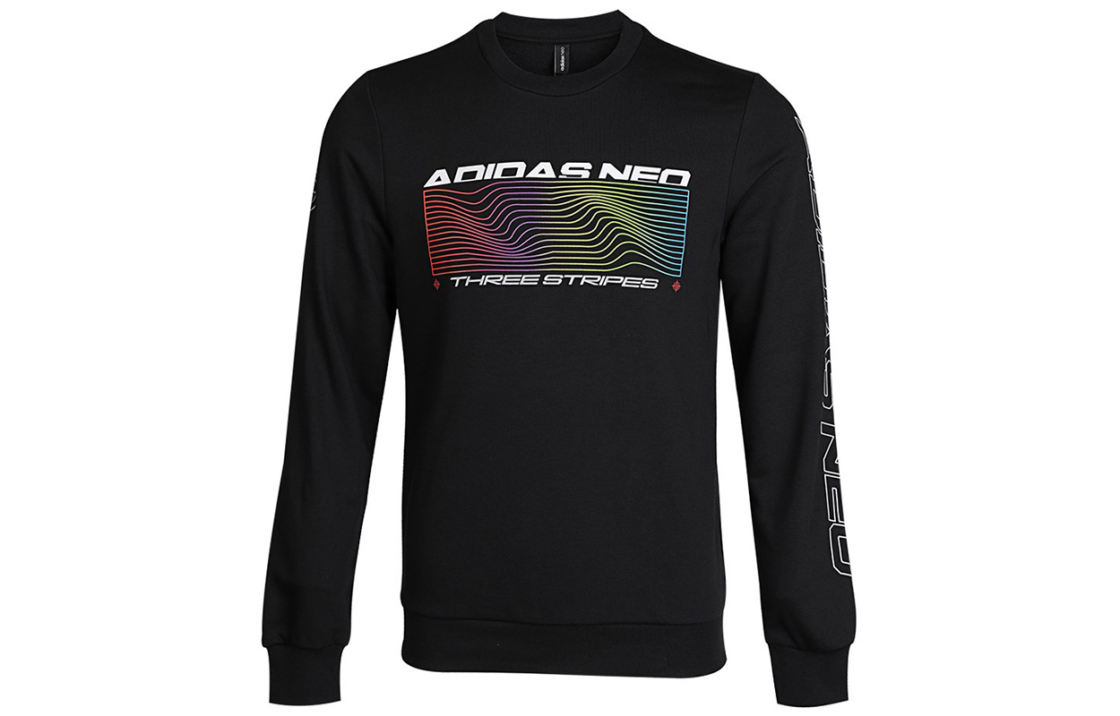 adidas Retro Knit Pullover Sweatshirt Black GM2306