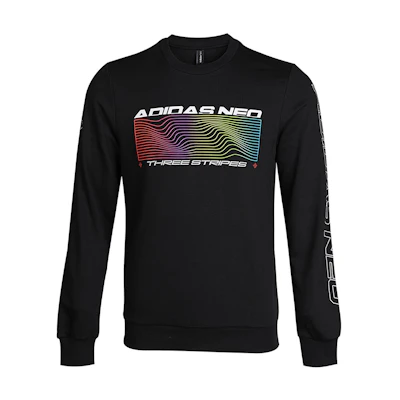 adidas Retro Knit Pullover Sweatshirt Black GM2306