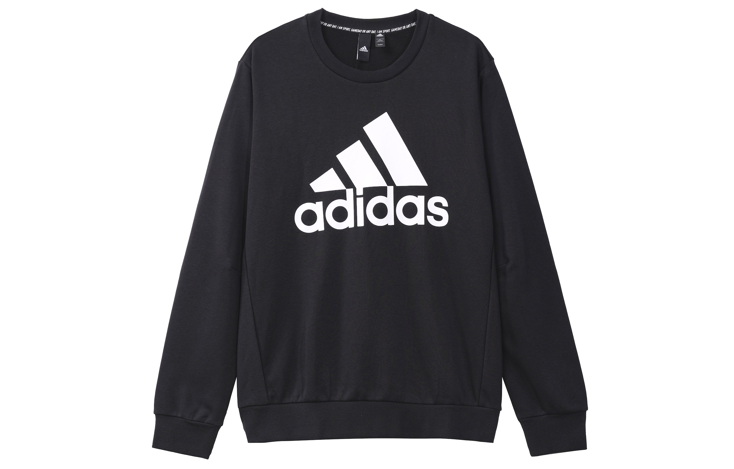 adidas Retro Lettering Colorblock Crewneck Sweatshirt - Black DT9941