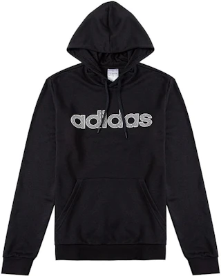 adidas Retro Lettering Print Drawstring Hoodie Black HD4688 Buy adidas Retro Lettering Print Drawstring Hoodie Black HD4688